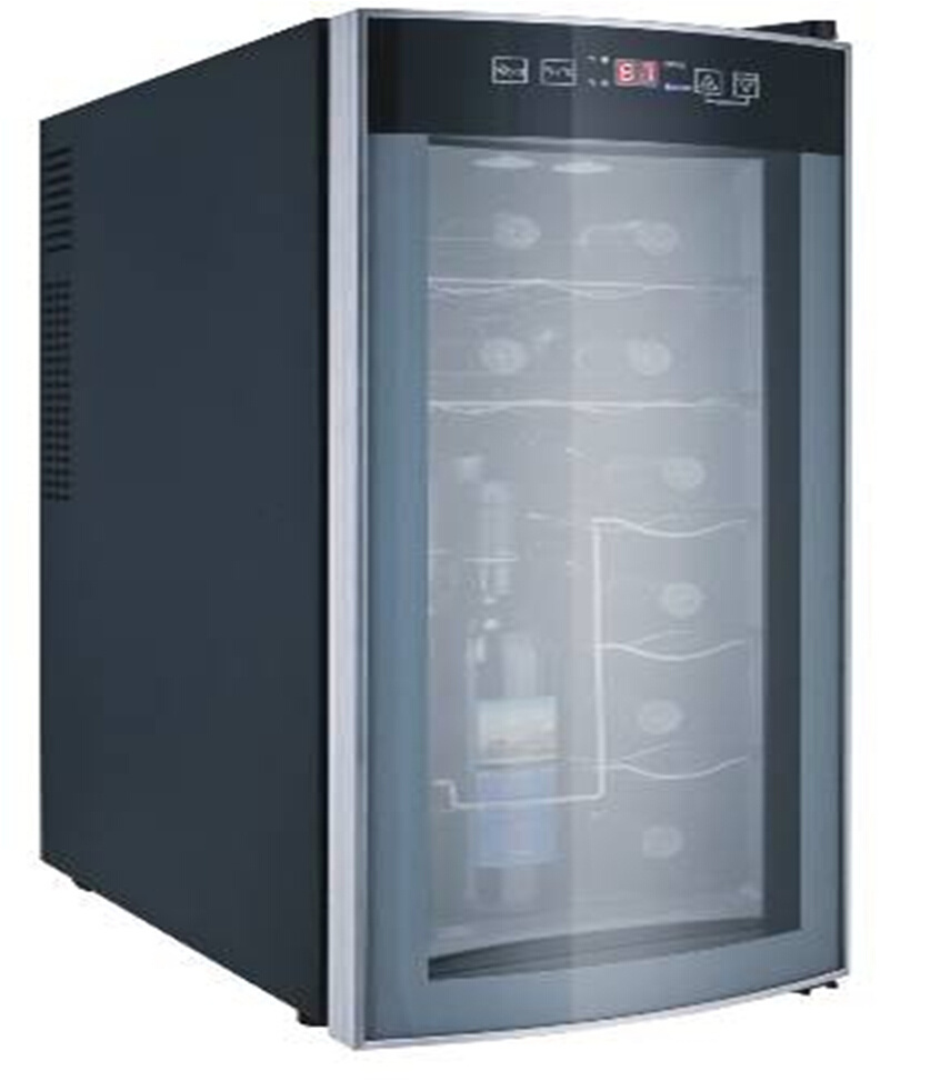8 Bottles Red Wine Display Cabinet with Compressor