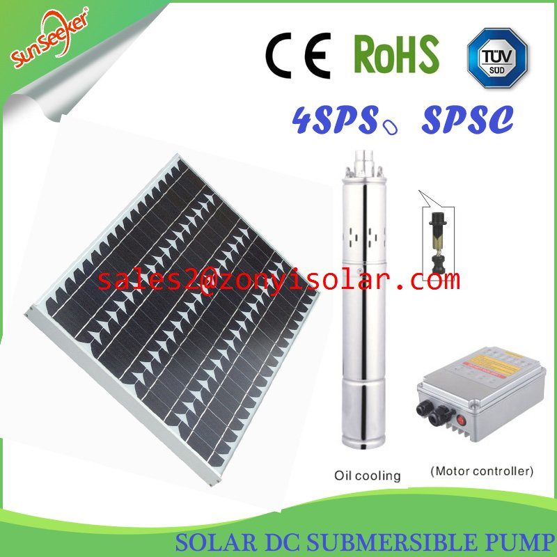 50m&2m3/H Solar Screw Pump DC Pump with Controller Cable