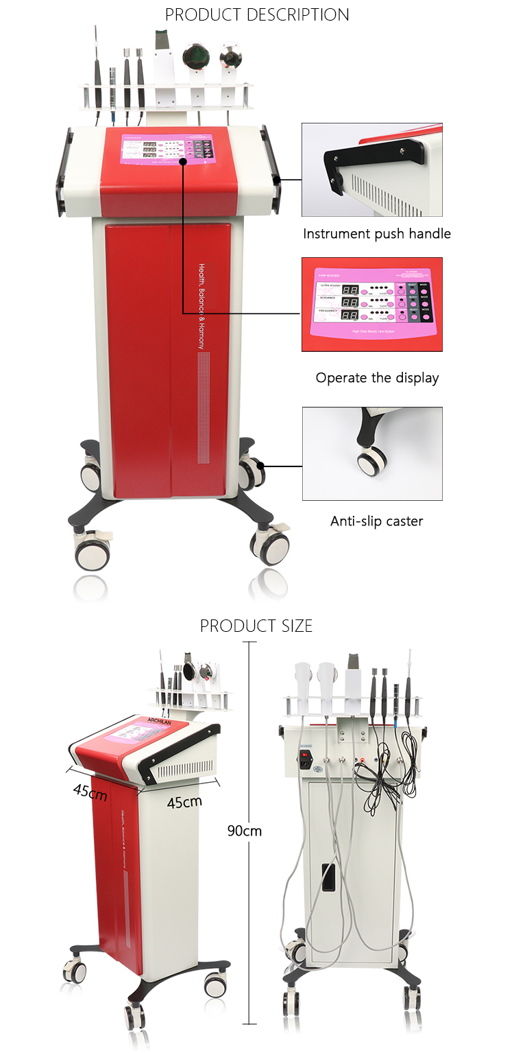 5 in 1 Multifunctional Beauty Instrument Bio Microcurrent Skin Rejuvenation Wrinkle Removal