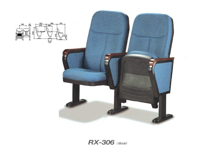 High-Quality Polypropylene Seat Cover Auditorium Chair (RX-306)