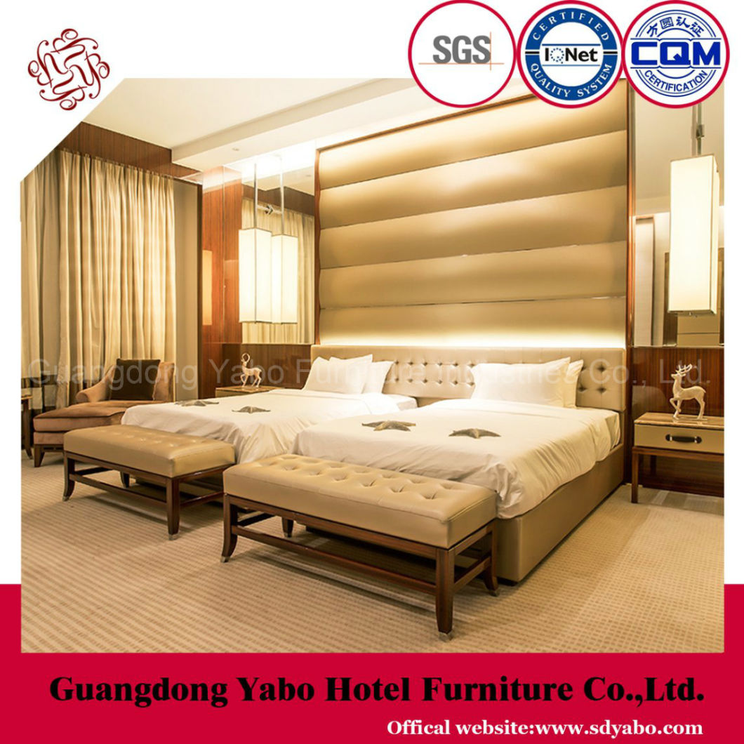 Custom-Made Hotel Furniture for Bedroom Set with Double Bed (YB-809)