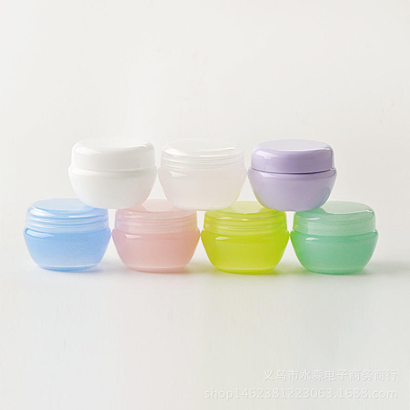 Mashroom Shape Acrylic Jar for Cosmetics, Skin Care Cream Jar