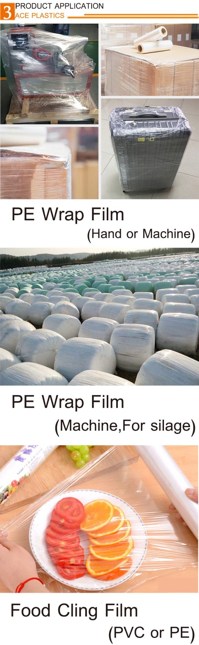 Best Fresh PVC/PE Cling Film for Food Wrapping