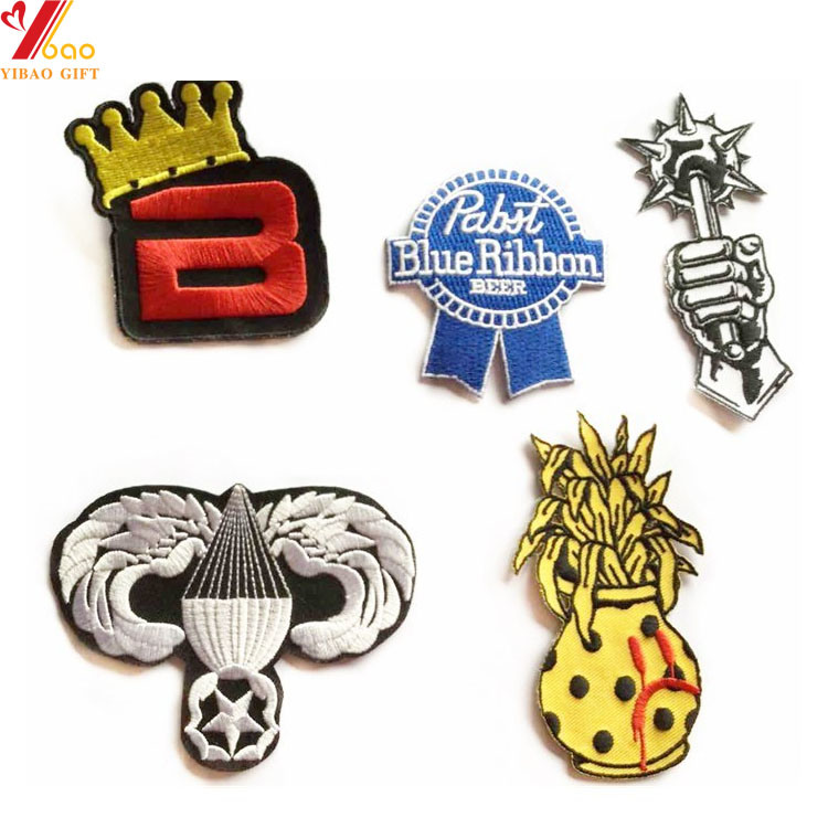 Wholesale Woven Fabric Police Embroidered Patch for Uniform (YB-e-015)