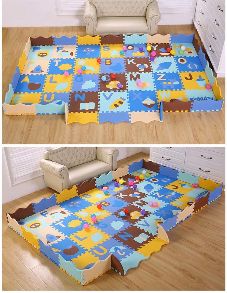 Foam Tile Interlocking EVA Floor Kids Play Puzzle Mat