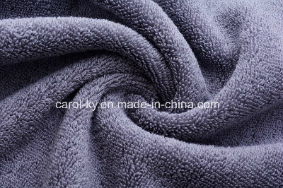 Solid Color Cotton Dobby Hem Bath Towel