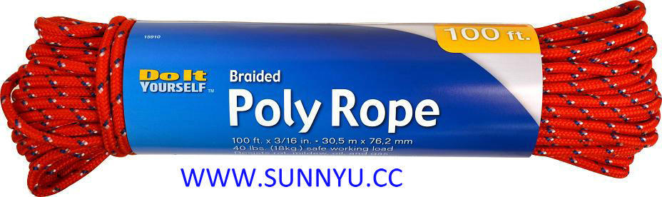 High Quality Strong PP Multifilament Braided Rope