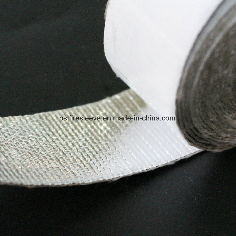 Aluminum Foil Coated Fiberglass Heat Reflective Tape with Adhesive