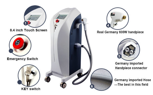 Professional Painless Beauty Equipment 808nm Diode Laser Hair Removal Machine