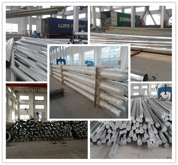 Philippines 35ft Distribution Steel Pole