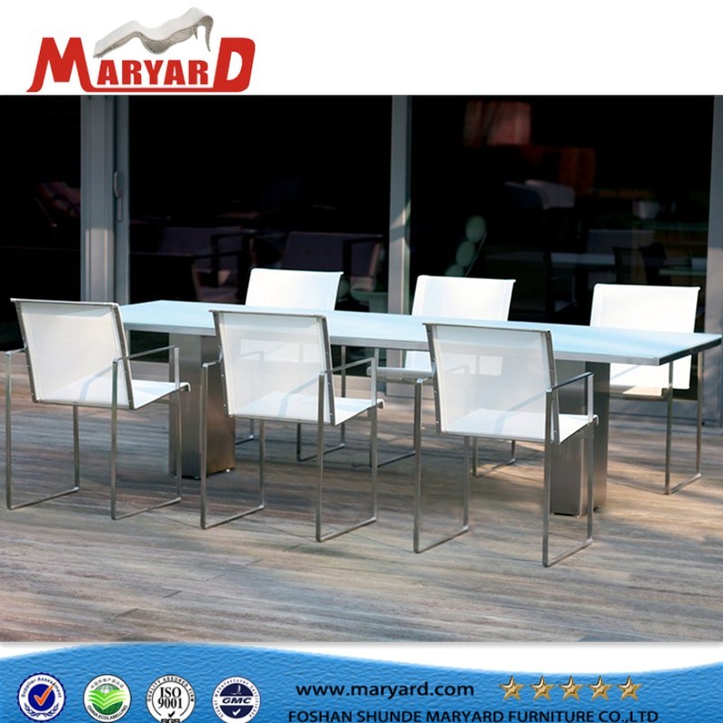 Luxury Dining Table Chairs Outdoor Furniture Dining Set