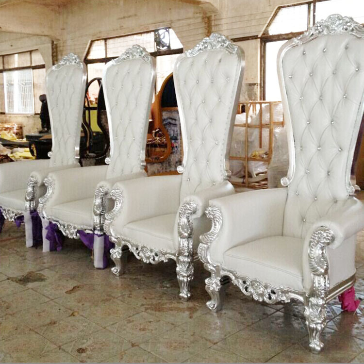 Luxury High Back King Throne Chair Party Use