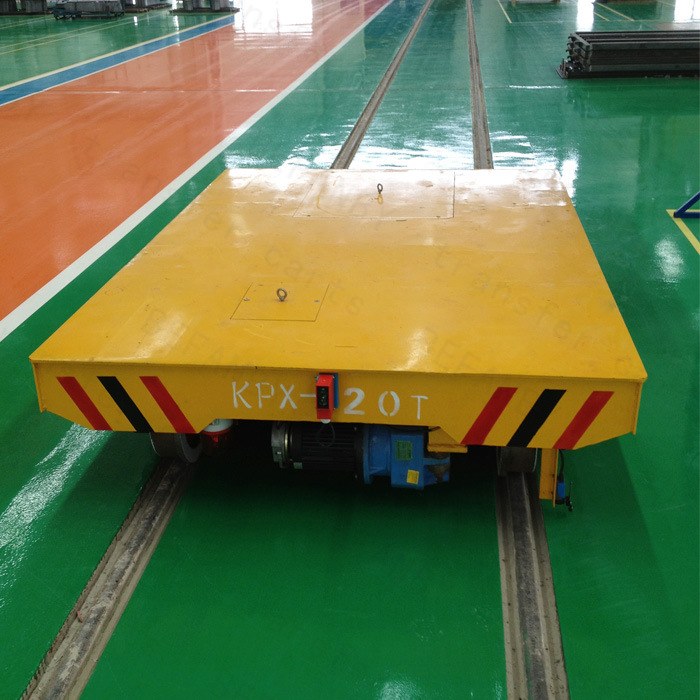 Metal Industry Use Railway Flat Trolley for Factory and Warehouse