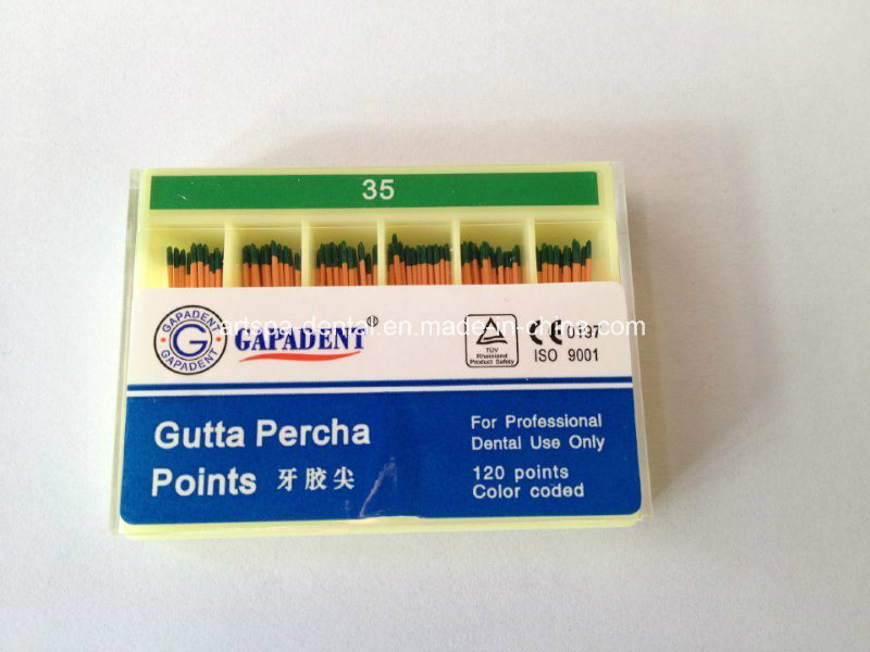 Dental Gapadent Gutta Percha Points with Different Size