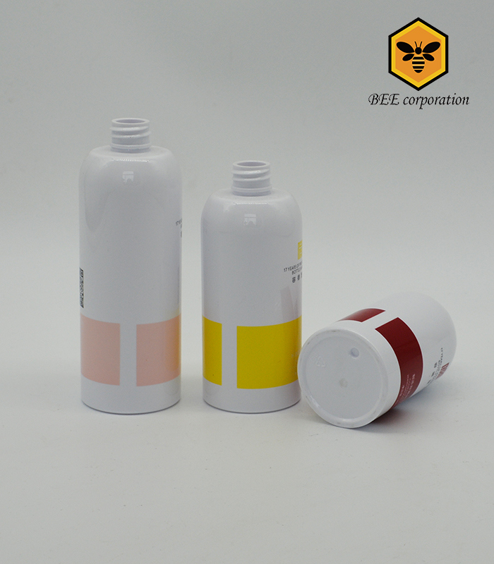 Round Shape Pet Lotion Plastic Bottle for Cosmetic (BCQ-100)