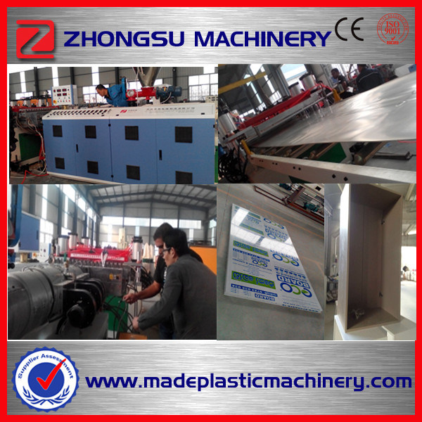 600kg/H PVC Foam Board Machine Matched Hot Stamping and Printing Online