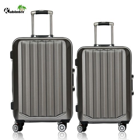 Aluminum Trolley Luggage ABS+PC Luggage Set Travel Bag