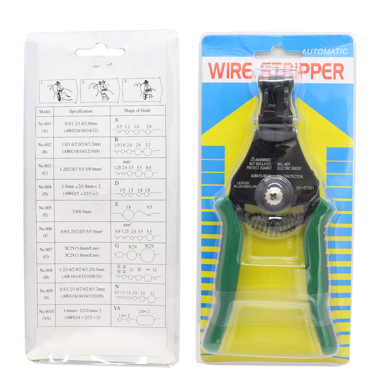 PV Solar Wire Stripper for 14 AWG, 12AWG, 10AWG, 2.5mm2, 4.0mm2, 6.0mm2