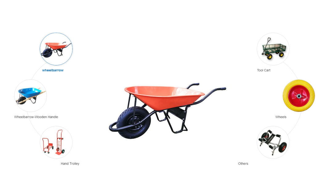 Small Garden Cart Solid Wheel 2.5-4