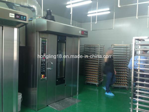Bread Baking Machine 32 Trays Diesel Rotary Oven for Sale
