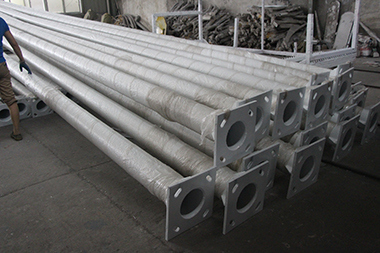 7m8m9m12m Galvanized Round Street Lighting Pole