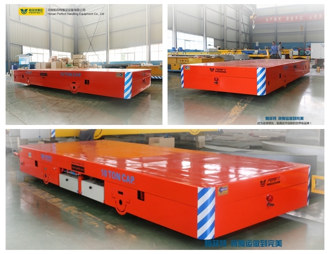 Heavy Load Large Table Electric Cargo Handling Wagon Trolley