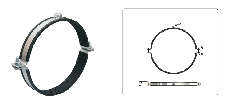 Pipe Clamp for PVC Nam15015