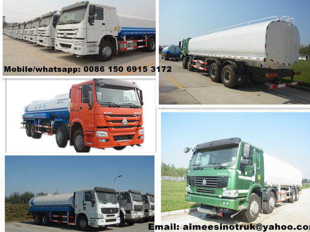 China 25000L Fuel Tank Truck Sinotruk 6X4 Heavy Fuel Tank Truck