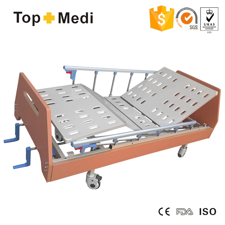 2018 Trending Product Hospital Furniture Manual Home Care Hospital Bed for Patient