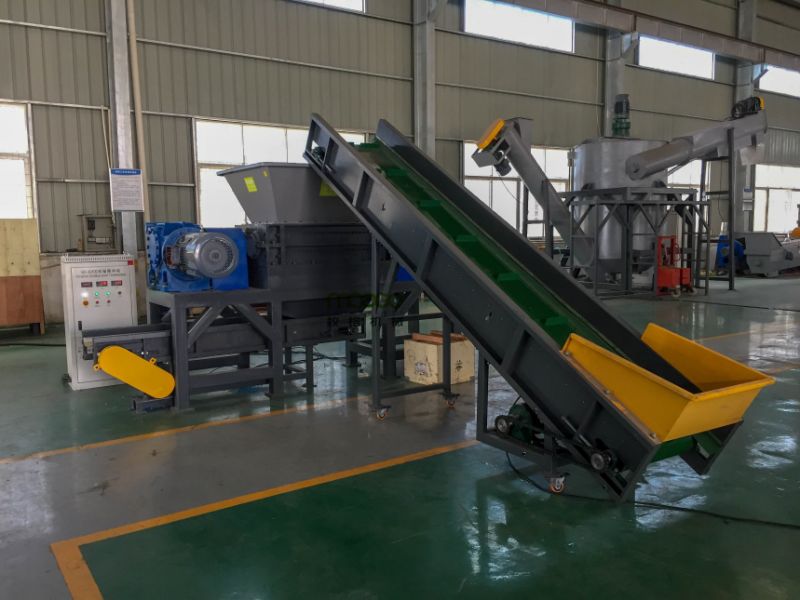 Double shaft Waste Industrial plastic shredder machine