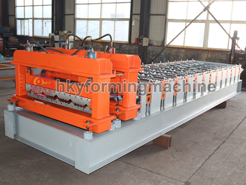 Sheet Metal Forming Corrugated Aluminum Roof Panel Roll Forming Machine