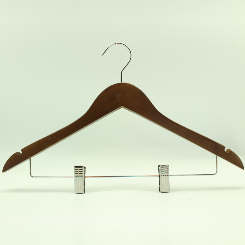 Wet Clothes Bamboo Hanger, Clothes Hanger for Sweaters Clips