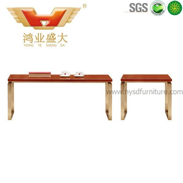 High Quality Tea Table with Wooden Legs (HY-018)