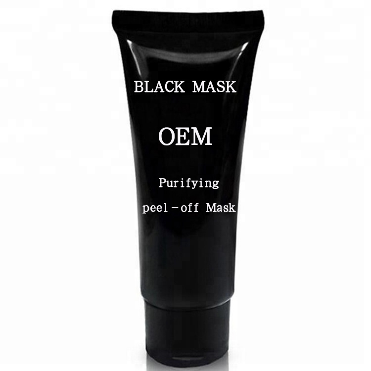 Private label Deep Cleansing Black Mask Acne Mud Blackhead Remover Mask
