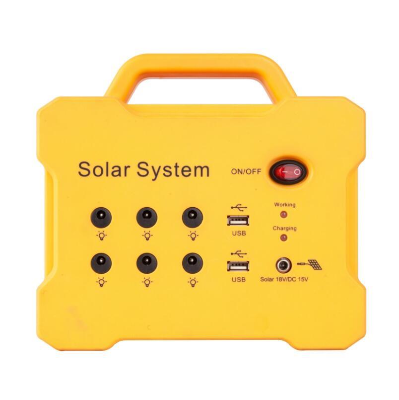 Portable DC Solar PV/Panel/Power/Energy/Home System with MP3/FM Radio