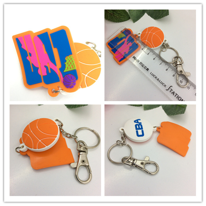 High Quality Multicolor 3D PVC Custom Silicone Keychain