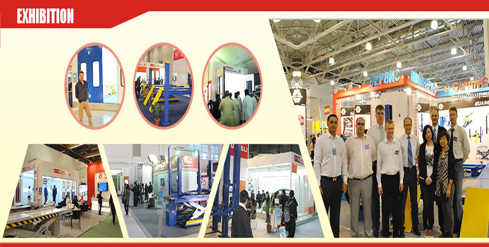 Ce Approved Guangli High Quality Hot Sell Powder Coating Equipment/Garage Equipment with Movable Jacks