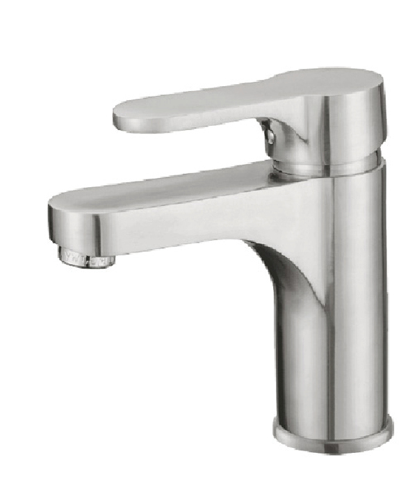 304 Stainless Steel Single Handle Wash Basin Faucet / Mixer