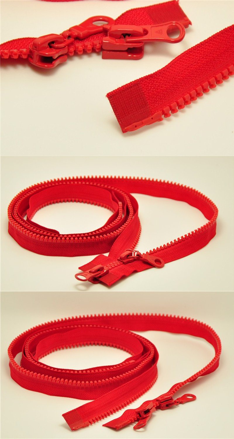 Double Slider 3# Nylon Long Customized Zippler