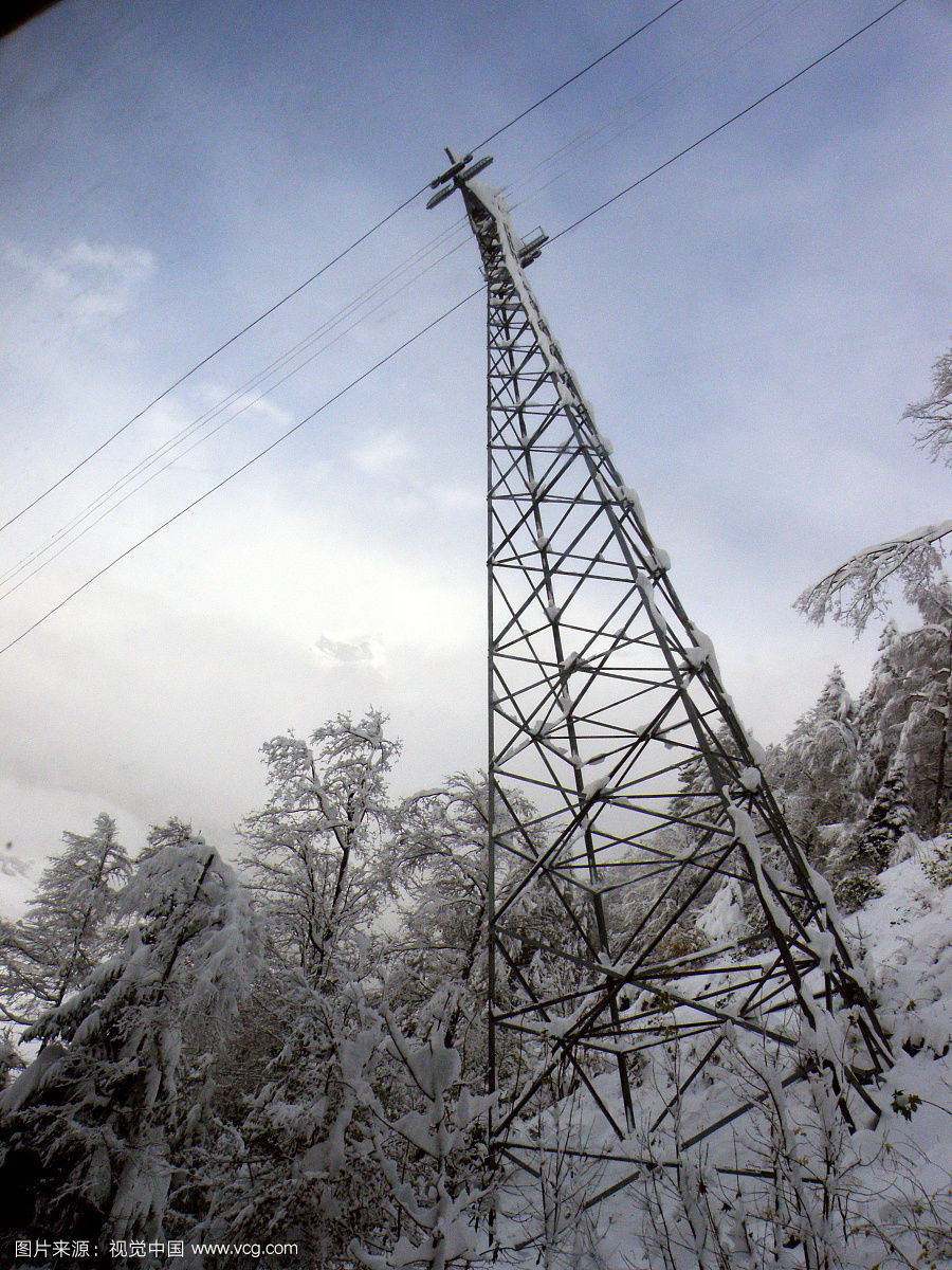 Mingzhu Power Transmission Cable Line Steel Pole Tower for Electrical Line