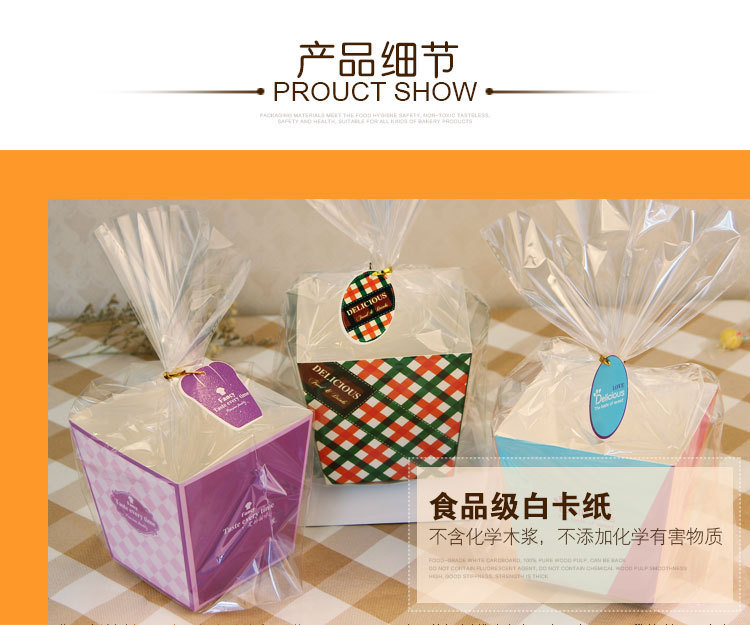 Custom Paper Food Packaging Tray for Bread /Snack/Sandwich