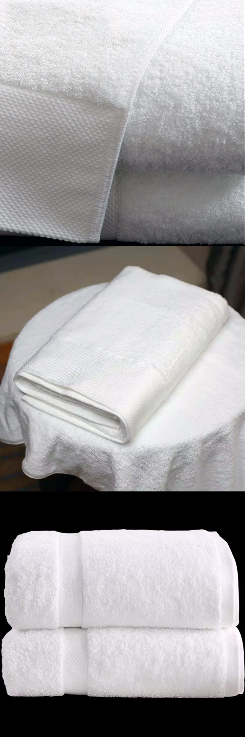 Wholesale Hot 100% Cotton White Embroidery Hotel Cotton Face Towel (JRD002)