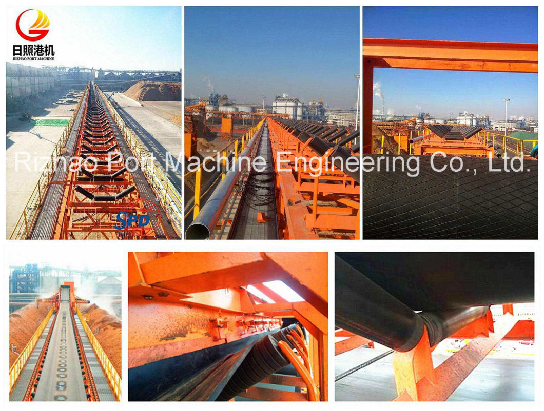 SPD Bulk Handling Belt Conveyor Steel Roller