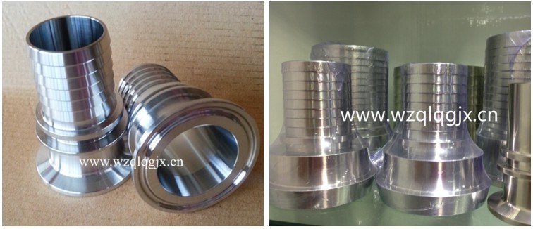 Sanitary Stainless Steel Pipe Fitting Tri Clamp Hose Adapter
