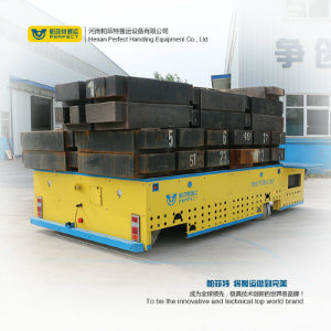 Metal Industry Use Motorized Handling Vehicle with Transfer Trolley