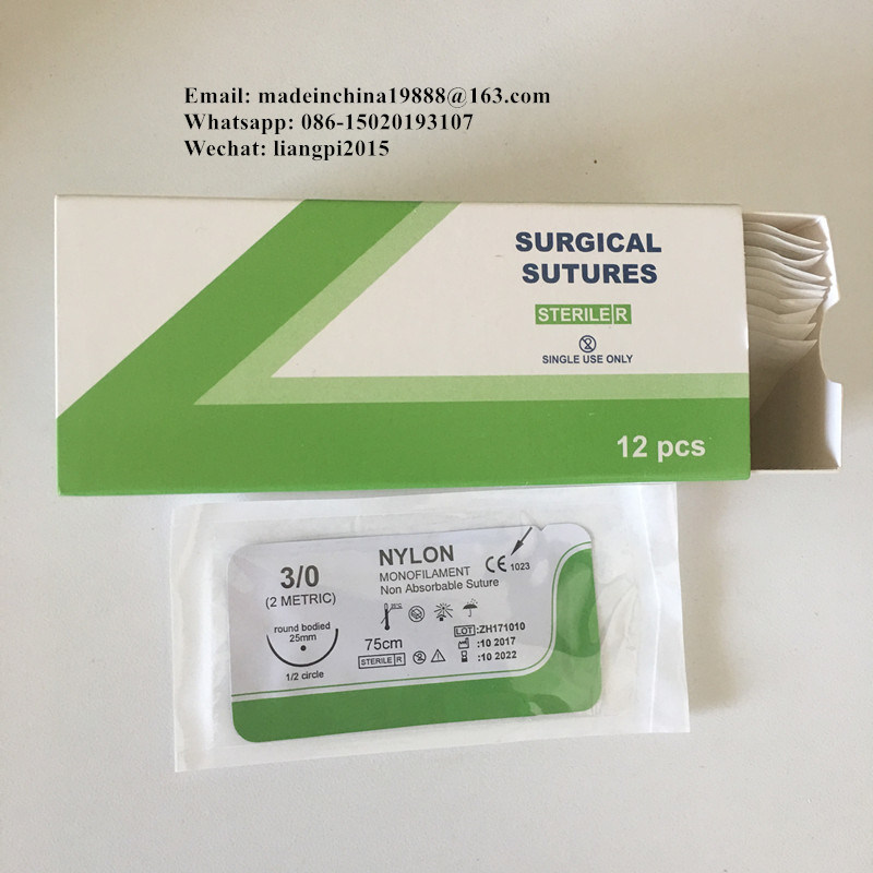 Disposable Medical Surgical Suture with Needle