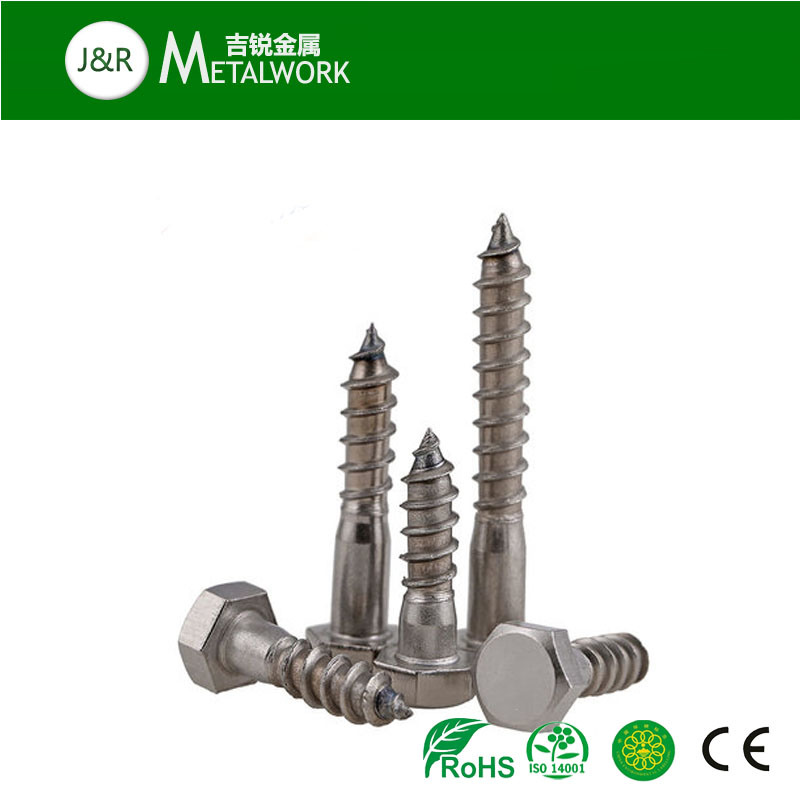 Galvanized Hex Head Self Tapping Lag Screw (DIN571)