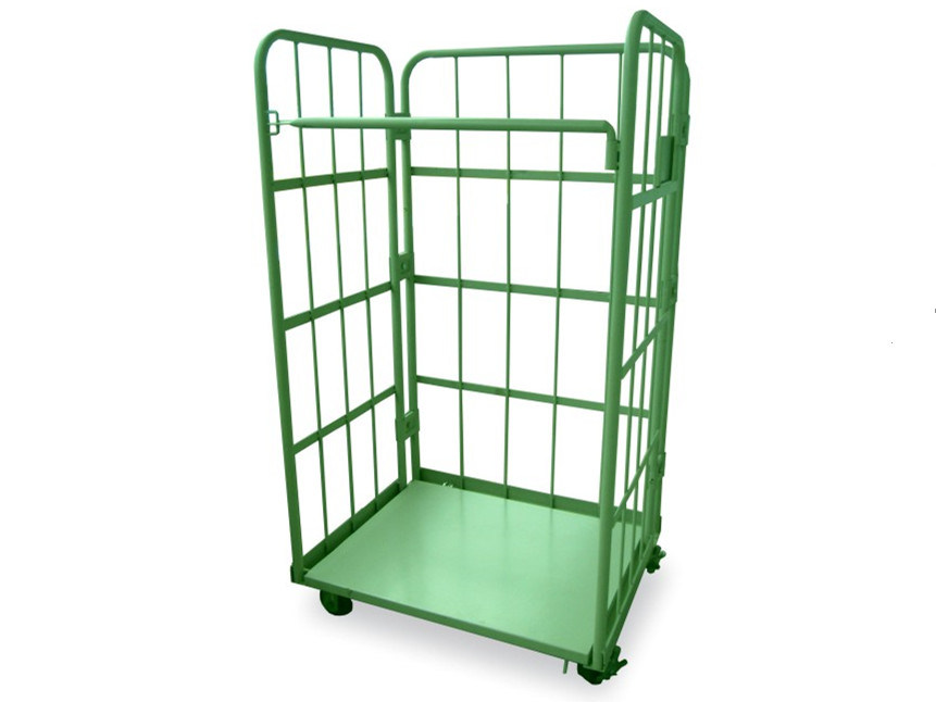 Double Door Metal Wire Roll Cage