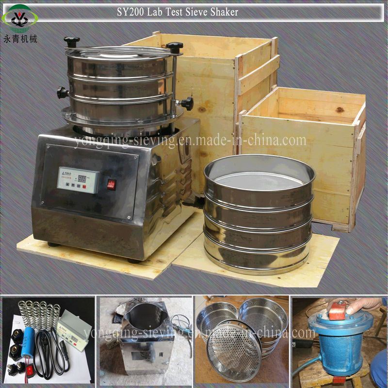 Electronic Soil Sieve Shaker Laboratory Testing Vibrating Screen Equipment (SY200)