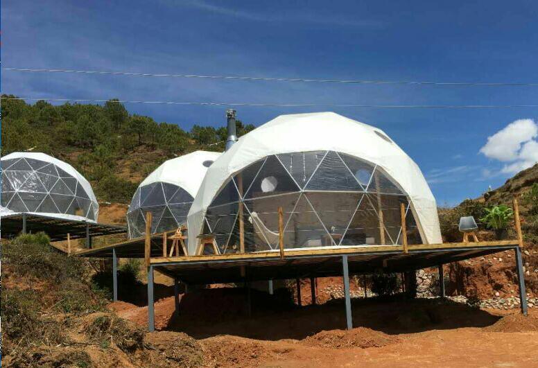 Outdoor 4m*2.5m UV Treated Clear Camping Tent House